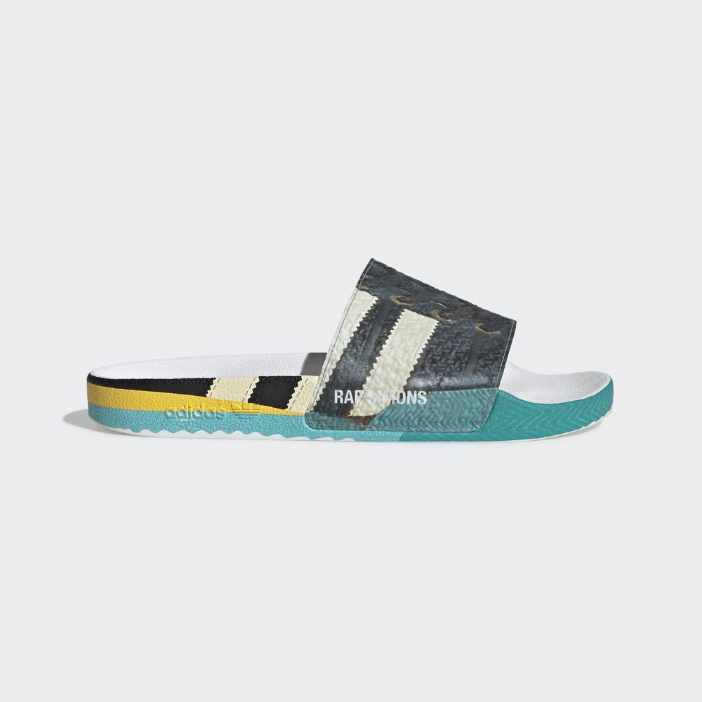 Adidas RS Samba Adilette Chanclas Negros Para Hombre (MX-22639)